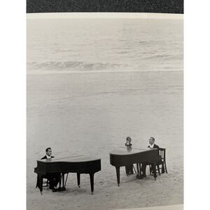 Fotofolio Postcard Dueling Pianos Arthur Gold Robert Fizdale 1962 Hans Namuth